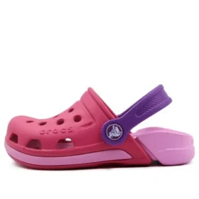 Sandales de sport Crocs Classic Clog pour enfants « Rouge, rose, violet »