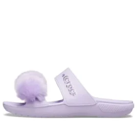 Sandales à enfiler Classic Fur Sure « Lilac »