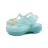 Sandales Isabella minimalistes et décontractées bleu ciel