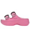 Sandales à plateforme et boucle trempée « Pink Lemonade »