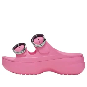 Sandales à plateforme et boucle trempée « Pink Lemonade »