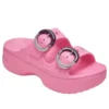 Sandales à plateforme et boucle trempée « Pink Lemonade »