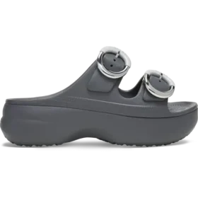 Sandales à plateforme Saturday pour femme avec boucles métalliques trempées