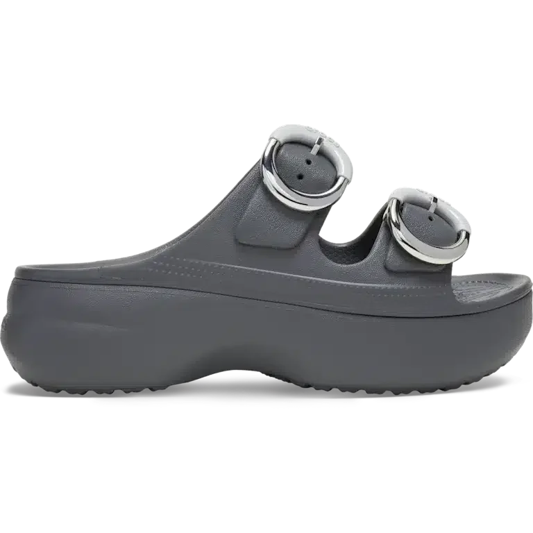 Sandales à plateforme Saturday pour femme avec boucles métalliques trempées Sandales à plateforme Saturday pour femme avec boucles métalliques trempées