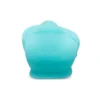 Sandales plates bleu glacier