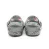 Sandales plates Isabella Glitter « Gris Argent »