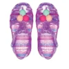 Sandales plates à paillettes Isabella « Purple Pink »