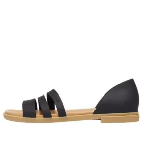 Sandales plates Tulum « Noir »