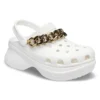 Sandales rétro à chaîne « White Gold »