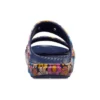 Sandales rétro à motifs floraux Crocs « Blue Multi »