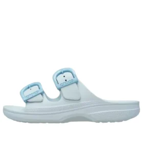 Sandales Saturday à boucle émaillée « Vapor Ice »