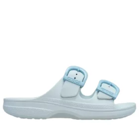 Sandales Saturday à boucle émaillée « Vapor Ice »