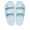 Sandales Saturday à boucle émaillée « Vapor Ice »