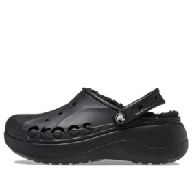 Sandales à semelle compensée Baya Lined Clog « Noir »
