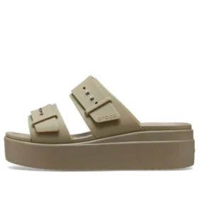 Sandales à talon compensé Brooklyn Low Wedge « Beige »