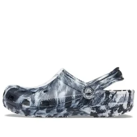 Sandales unisexes Beach Marbled « Black White »