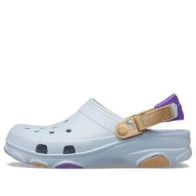 Sandales unisexes bleu-gris pour la plage