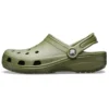 Sandales unisexes Classic Beach vert militaire