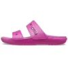 Sandales unisexes classiques et confortables, violet et rouge