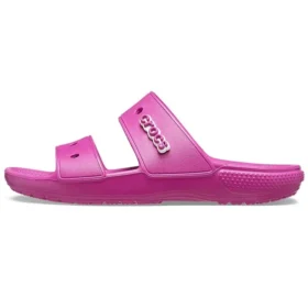 Sandales unisexes classiques et confortables, violet et rouge