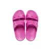 Sandales unisexes classiques et confortables, violet et rouge