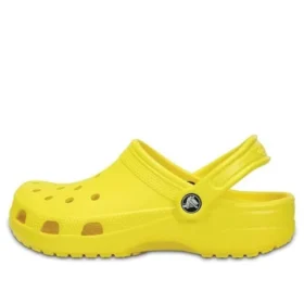 Sandales unisexes Crocs Beach classiques, jaune vif