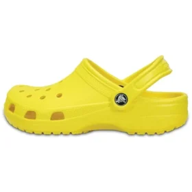 Sandales unisexes Crocs Beach classiques, jaune vif