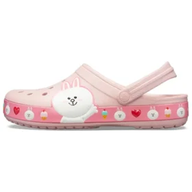 Sandales unisexes Crocs x Line Friends Beach Pink