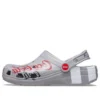 Sandales unisexes de sport décontractées à talon plat Coca-Cola x Crocs Crossover Light X Outdoor, gris