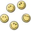 Smileyworld, lot de 5 Bijoux Jibbitz™