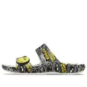 SmileyWorld x Classic Sandal « Noir Blanc »