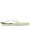 Tongs Crocband « Blanc Vert Noir »