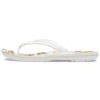 Tongs Crocband imprimées « Blanc/Beige »