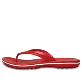 Tongs Crocband « Rouge Blanc »