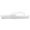 Tongs décontractées Crocs Classic Flip, unisexes, blanches