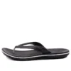 Tongs de plage noires unisexes