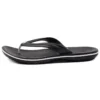 Tongs de plage noires unisexes