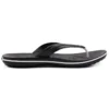 Tongs de plage noires unisexes