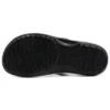 Tongs de plage noires unisexes