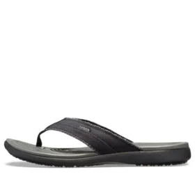 Tongs en toile Santa Cruz « Noir-Gris ardoise »