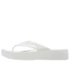 Tongs à plateforme Baya « White »