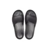 Tongs à plateforme Crocband « Noir Gris Blanc »