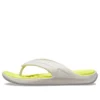 Tongs Reviva à bout rond et tige élégante « White Yellow »